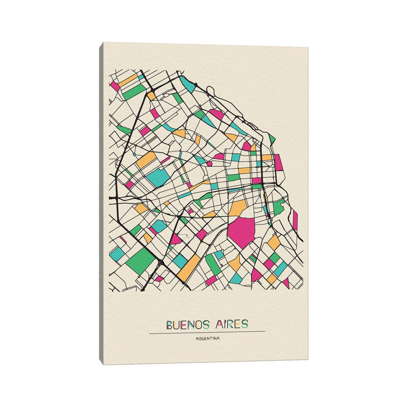 "Carte de l'Argentine,", par Ayse Deniz Akerman, H 12 po x l 8 po x P 0,75 po