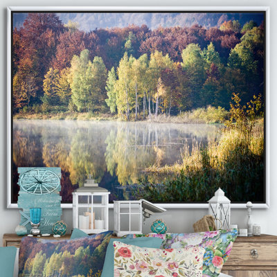 " Autumn Colors By The Lakeside "