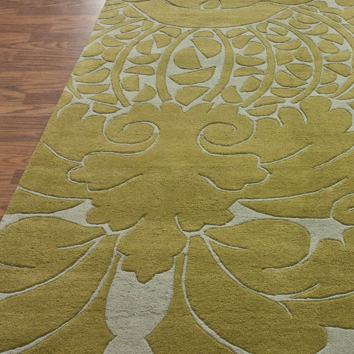 Ilhan Wool Floral Indoor Rug, Rectangle 8'3" x 11'