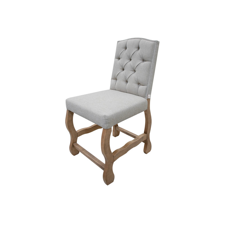 Glenwood 24" Upholstered Barstool With Tufted Back