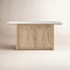 Fatima Kitchen Island-Aged Natural Oak
