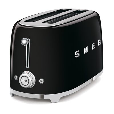 SMEG 50's Retro Style Aesthetic 4 Slice Toaster -  TSF02BLUS