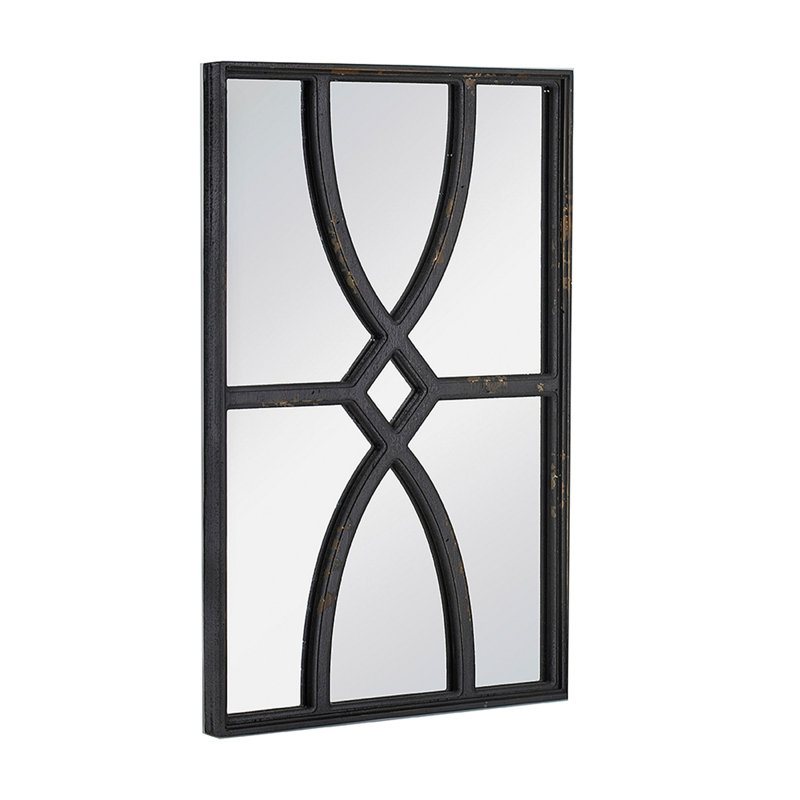 Torino Rectangle Mirror, Black