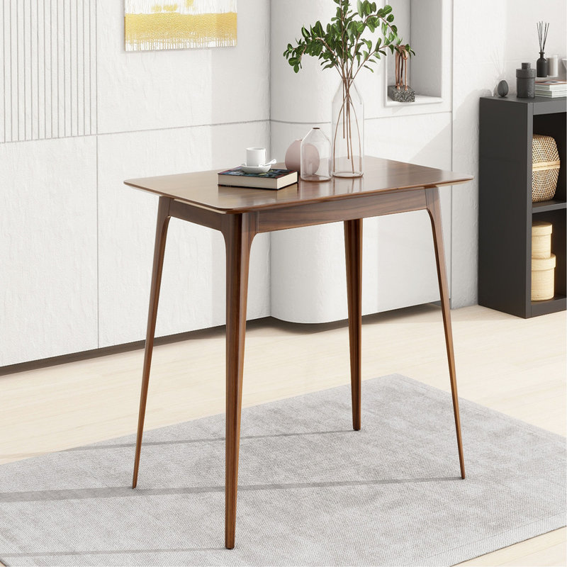 [Video] Dining Table Solid Wood Legs, Walnut