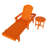 Altura Outdoor Chaise Lounge with Table-88382448