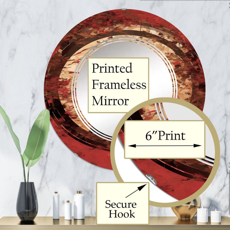 Miroir mural Embury, 32 po x 32 po