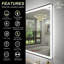 Miroir de salle de bain / meuble-lavabo Aevar-953716376