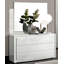 Infinity Casa Bianca White Dresser Mirror | Modern High Gloss Bedroom Mirror