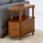 Elinar Collection Mid-Century Modern Wood End Table with Drawers and Storage, Narrow Rectangular Side Table for Living Room, Bedroom and Small Spaces Set of 2-791234450-784008510