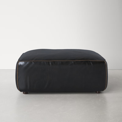 Ritchie Leather Ottoman