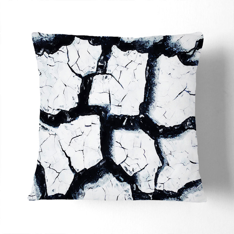Drought In The Arizona Desert In Abstract Square Throw Cushion, 55cm H x 55cm W x 20cm D