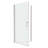 Universal Pivot Shower Door,Open Outside,With 1/4" Tempered Glass-112539440