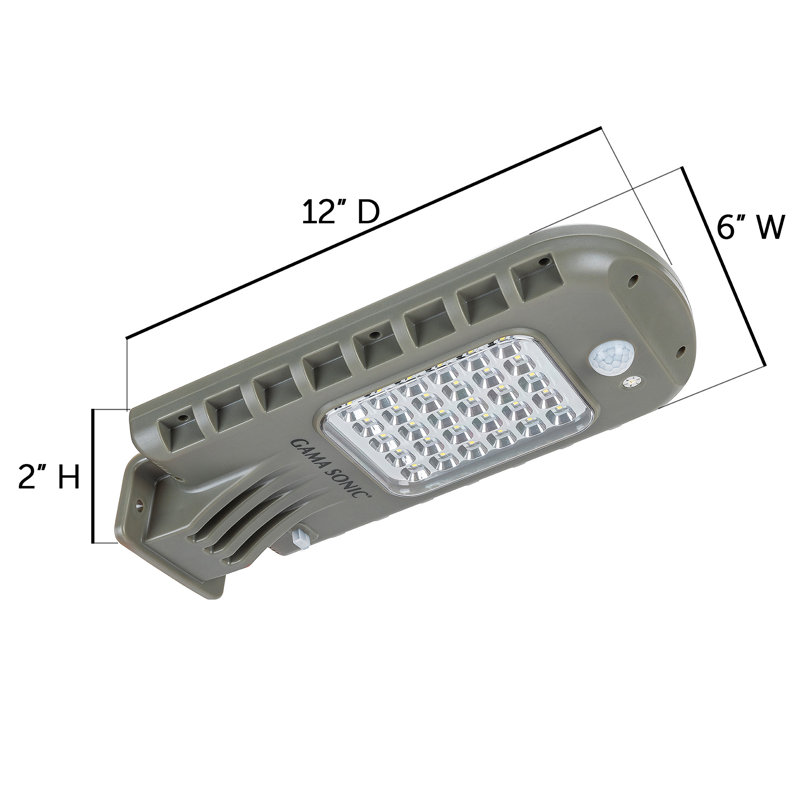 810 Lumens LED Solar Powered Dusk to Dawn Outdoor Security Area Light with Motion Sensor and Timer