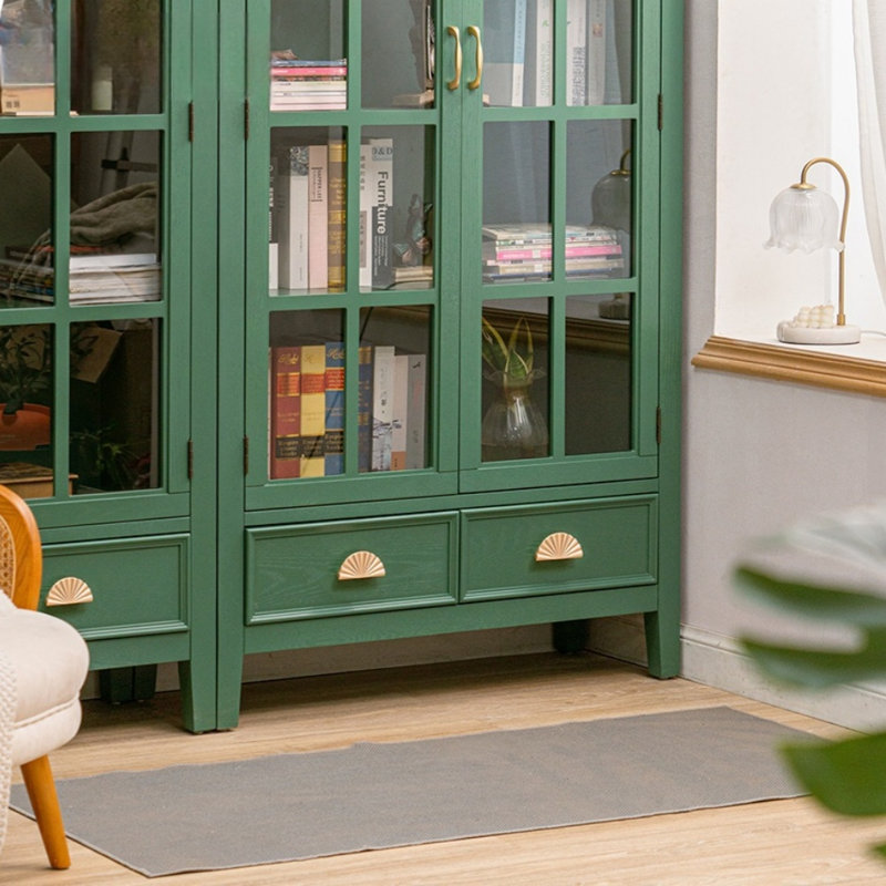 Vitrine moderne, simple et légère de luxe, Vert