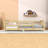 Wood Floor Bed with Safety Guardrails-759245147-759245144