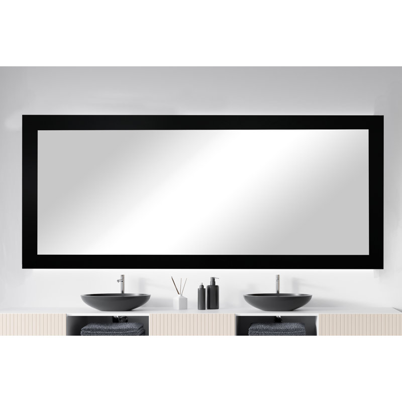 Mirror, 33" x 74", Black