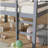 Full Rubber Wood Loft Bed with Ladder,Grey-866098143