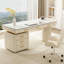 Bureau blanc pur en pierre frittée-1518306889