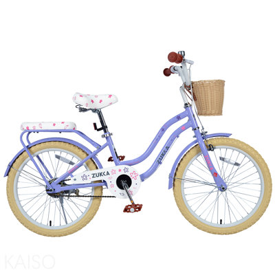 Multiple Colors,Girls Bike With Basket For 7-10 Years Old Kids,20 Inch  Wheel ,No Training Wheels Included