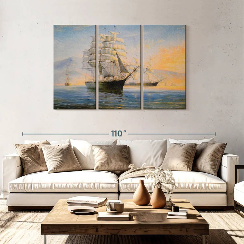 Aletra Ship, 48" H x 74" W