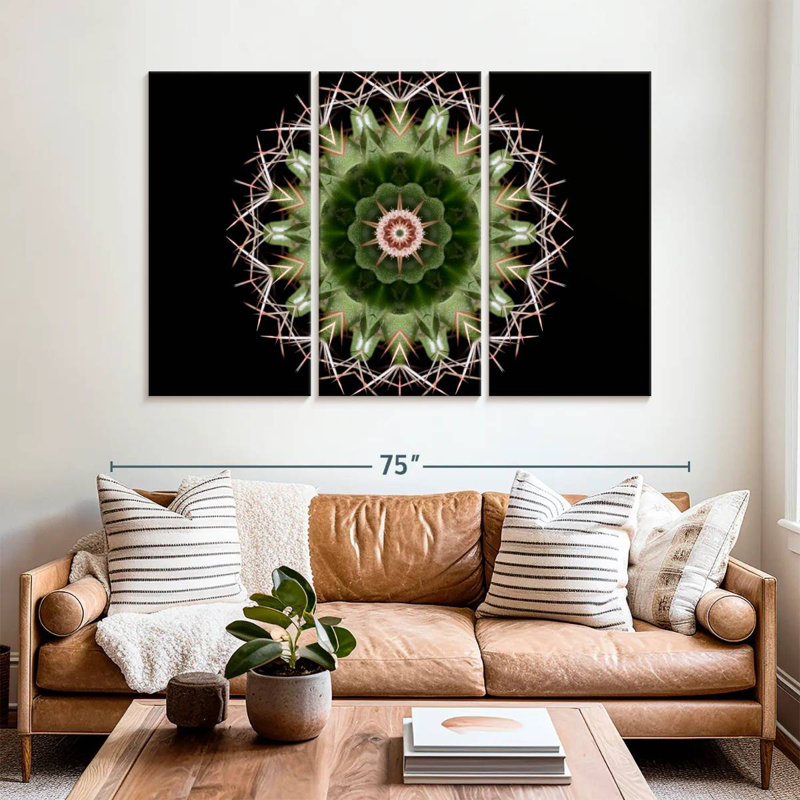 Harnek Mandala Cactus, H 42 po x l 65 po