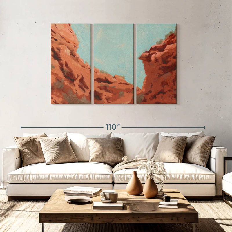 Alvord Red Rocks View I, 48" H x 74" W