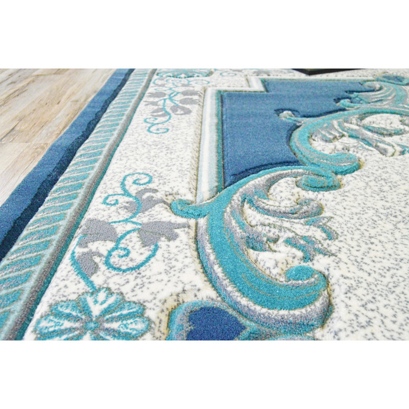 Ramsel Performance Oriental Indoor Rug, Runner 2'6" x 7'9"