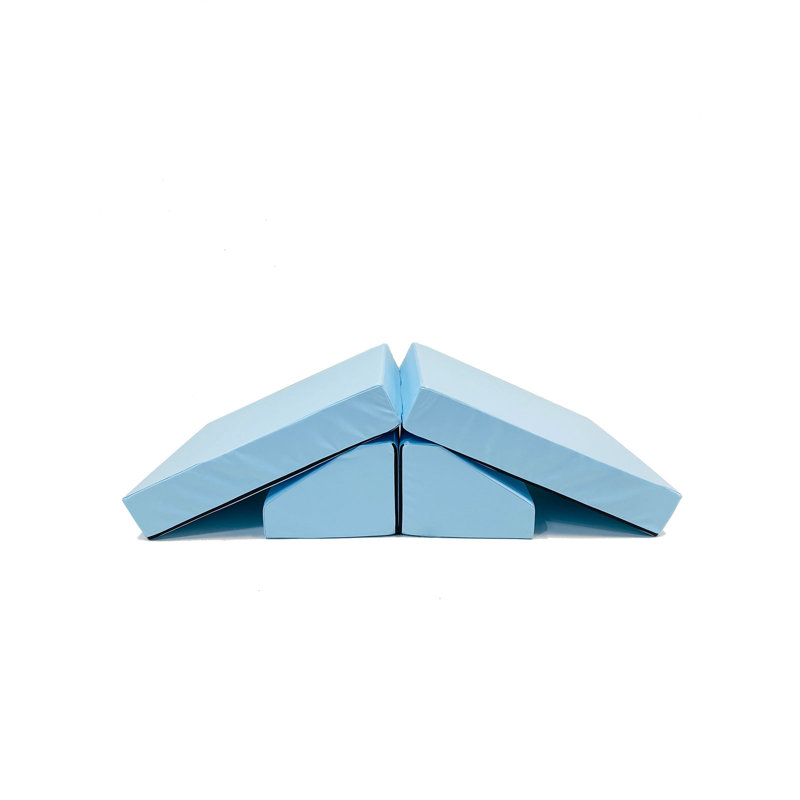 Baby Blue Foamnasium Blocksy Mini Play Couch for Active and Imaginative Play, Baby Blue