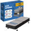 Sommier tapissier / base en bois fendu pour support de matelas, entièrement assemblé-457351296-457351297