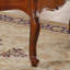 Bureau rectangulaire en bois massif avec tiroirs Walnut