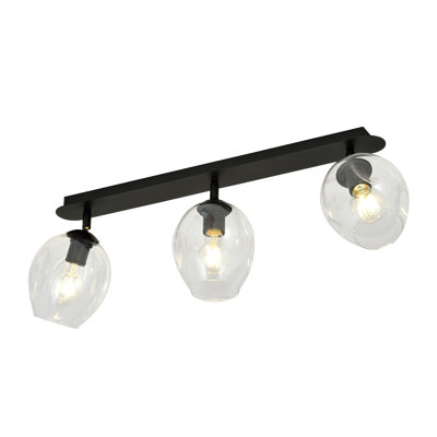 Golliday Glass Semi Flush Mount