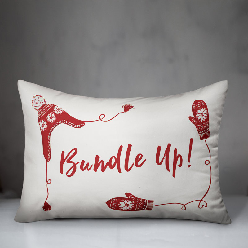  Housse de coussin Bundle Up, Polyester/ Bourre en polyester