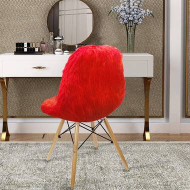 Noella Clear Ghost Arm Vanity Chair