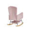 Fauteuil berçant rose