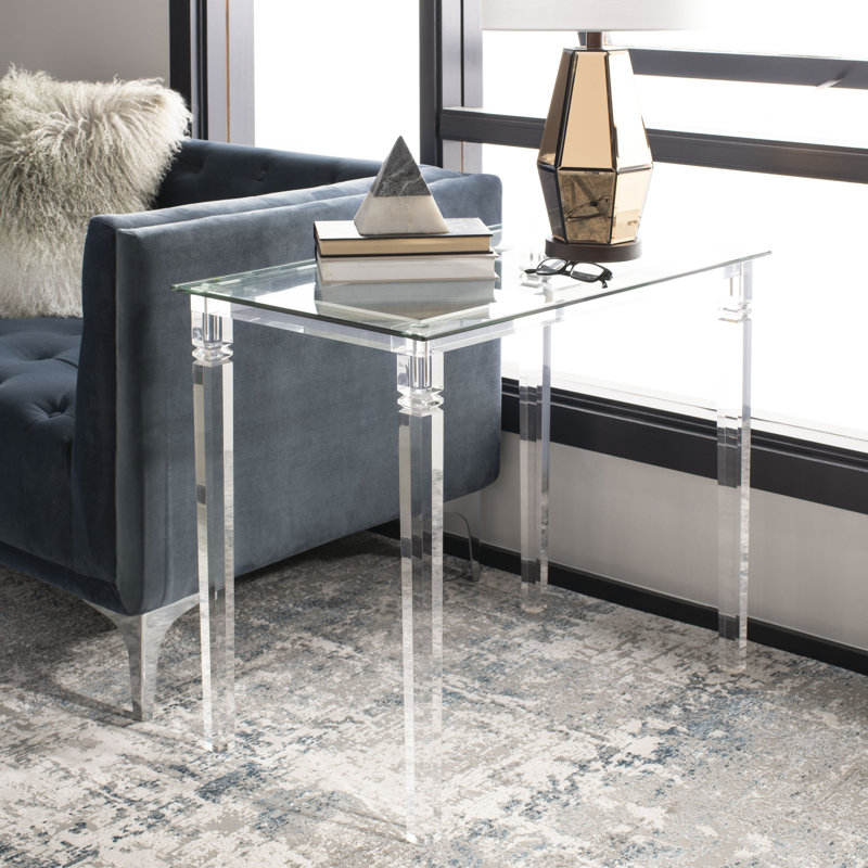 Table de bout en verre Amelie