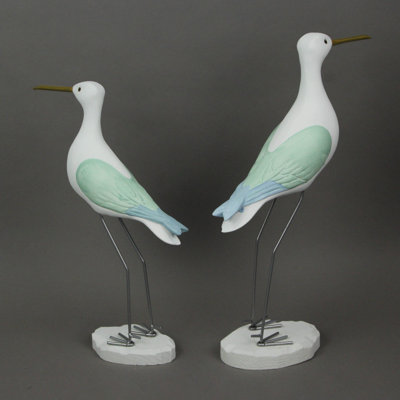 Ensemble de 2 statues en bois Gilliam