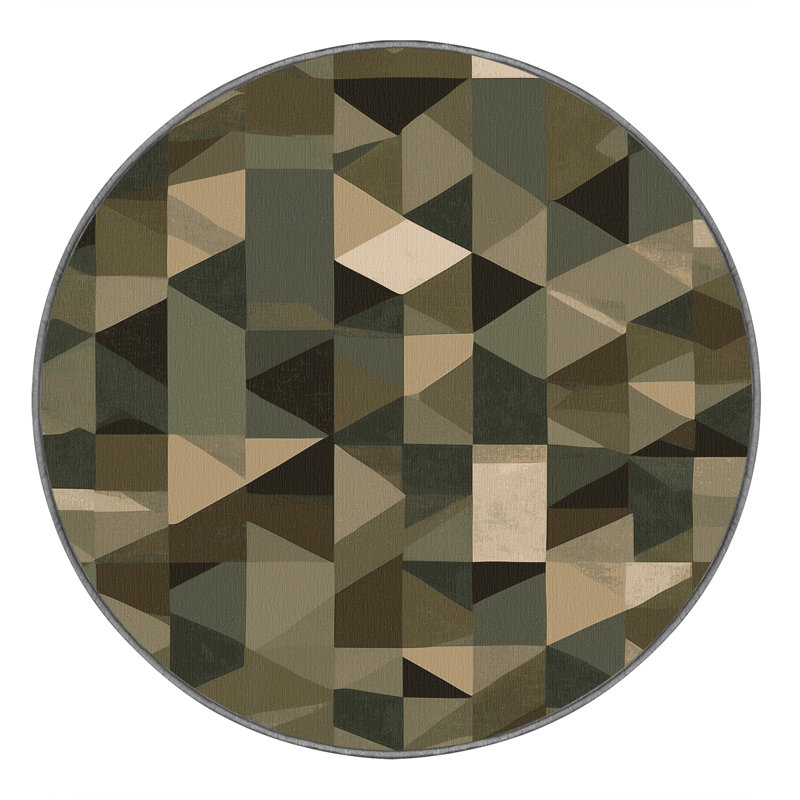 Field Stripe Rug, Round 6'