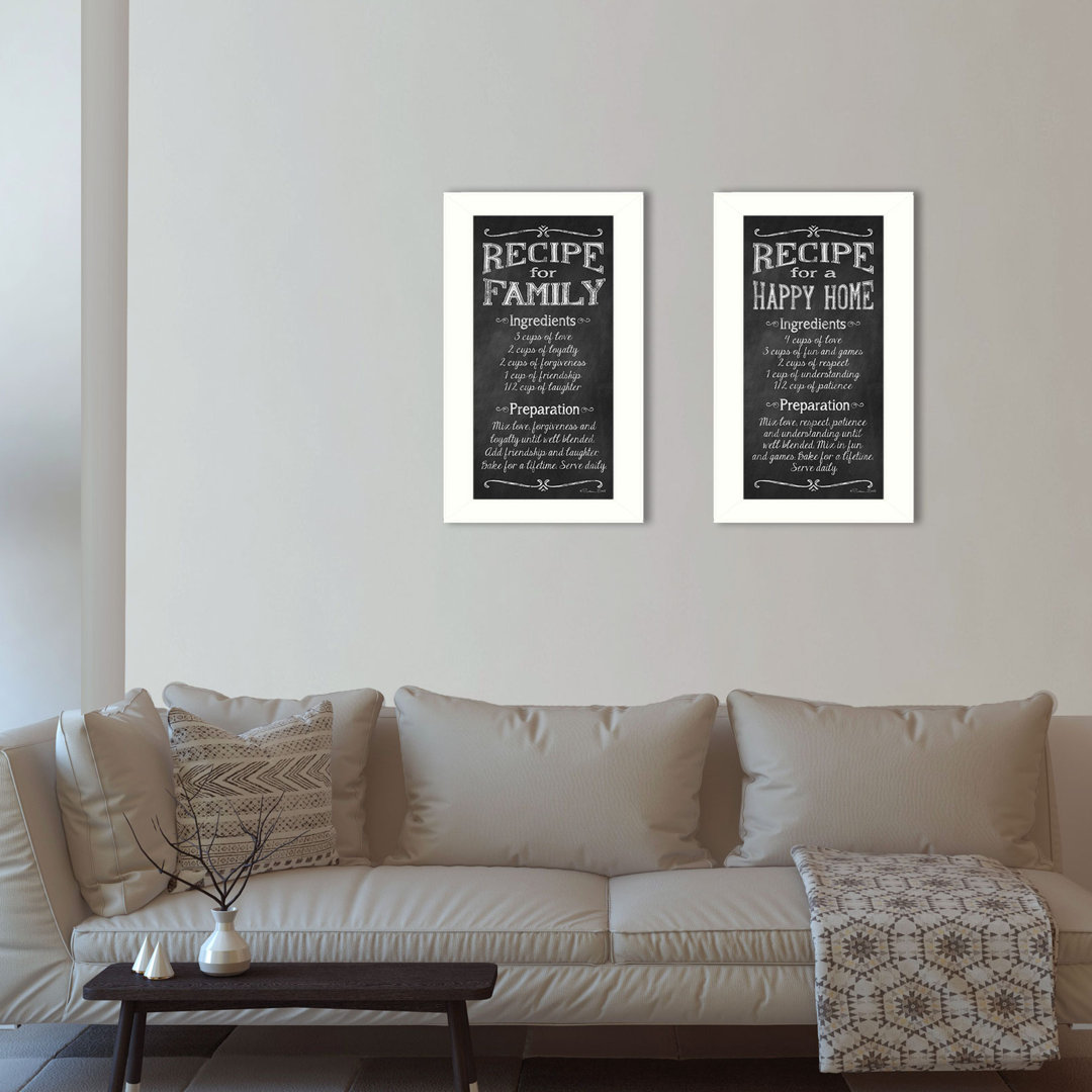 Family Recipe " Family Recipe " by Susan Ball 2 - Pieces Trendy Decor 4U