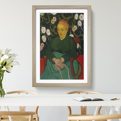 Seated Woman by Vincent Van Gogh - Picture Frame Painting