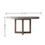 Table de salle à manger ronde en bois massif minimaliste-1883472476