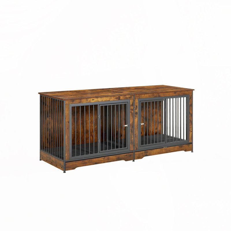 Meuble télé avec cage pour chien