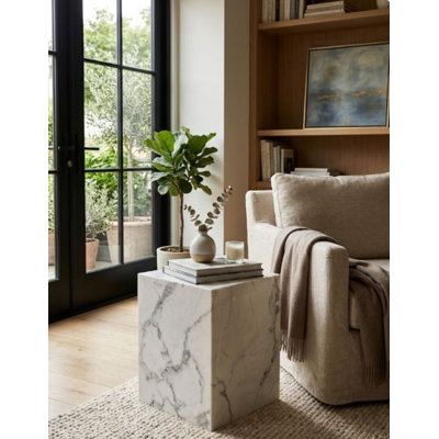 Table d'appoint en marbre Medellin