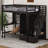 Imantas Kids Twin Loft Bed with Drawers-2144086730