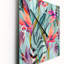 Horloge murale fleurs tropicales VI-647075725