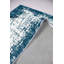 Tapis bleu / gris en polyester fabriqué à la machine Jiya-526340942