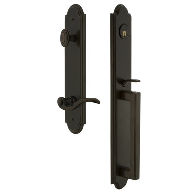 Arc One-Piece Complete Inactive Dummy Handleset with D Grip and Bellagio Lever