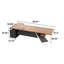 Bureau de direction 86,61 "simple et moderne en bois massif brun-128965497