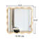 Miroir ondulé en bois massif-482910361-482910362-483751756