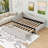 Twin L-Shaped Upholstered Daybed with Trundle-1941689304