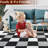 Checkered Plaid Living Room Rugs 8x10 Large Geometric Accent Rugs with Non-Slip Backing, Foldable Thin Floor Carpet, Non-Shedding Modern Indoor Mat for Dining Room, Black-1710300806